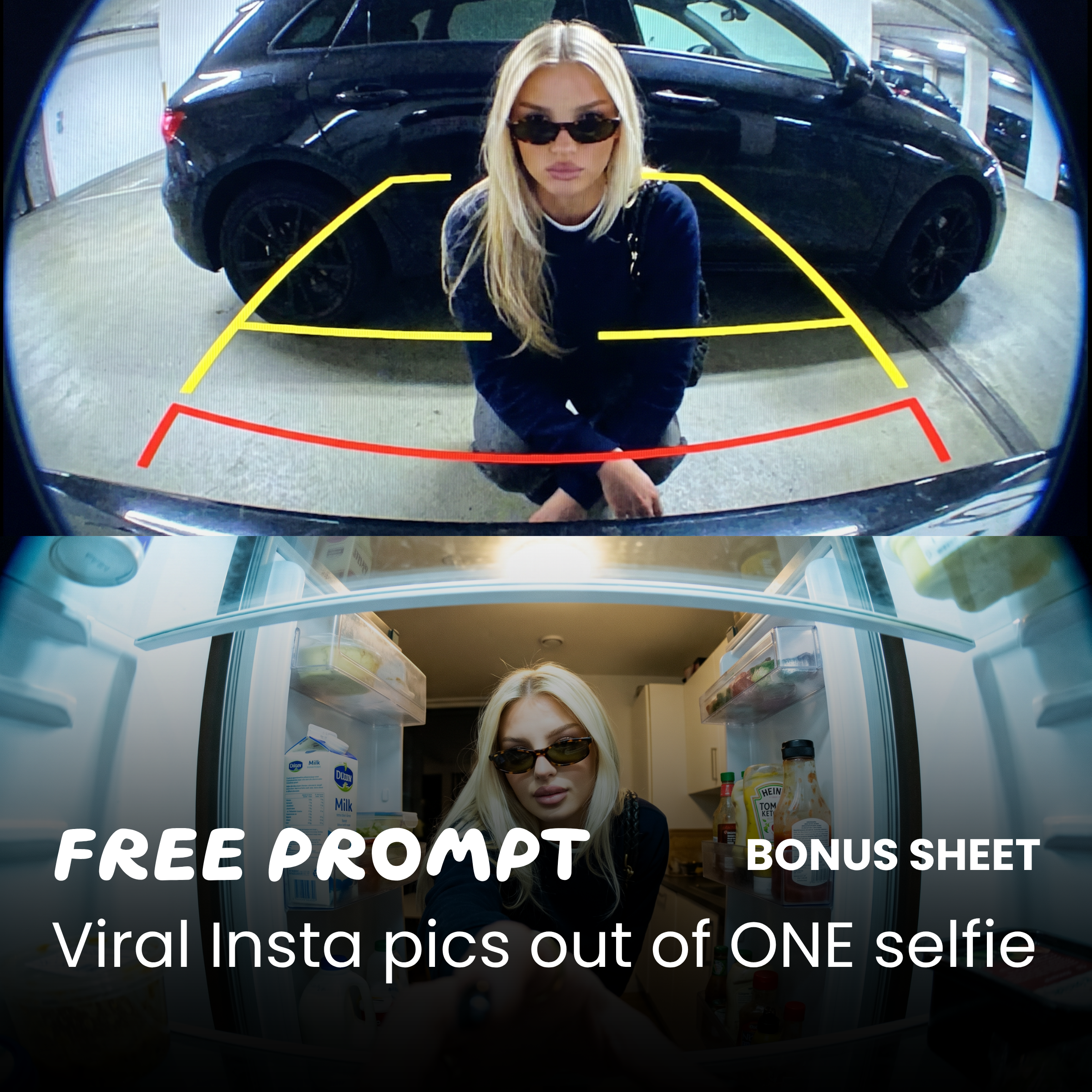 BONUS SHEET - FREE PROMPT VIRAL SELFIES