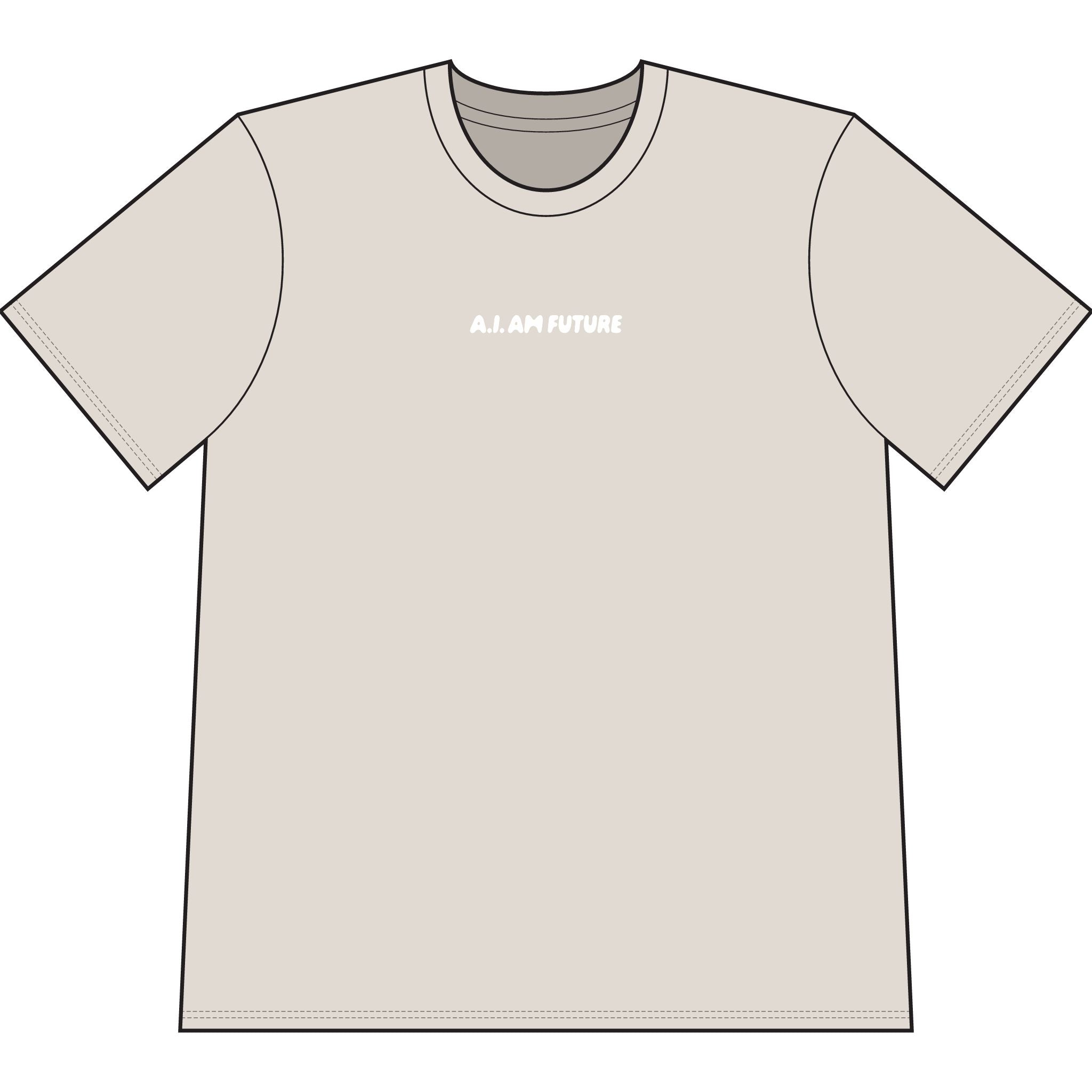 A.I. AM FUTURE Heavyweight Garment-Dyed T-Shirt